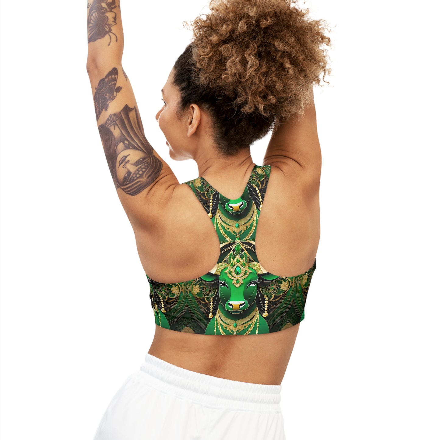 Emerald Bull of May Softflex Sports Bra 🇺🇸