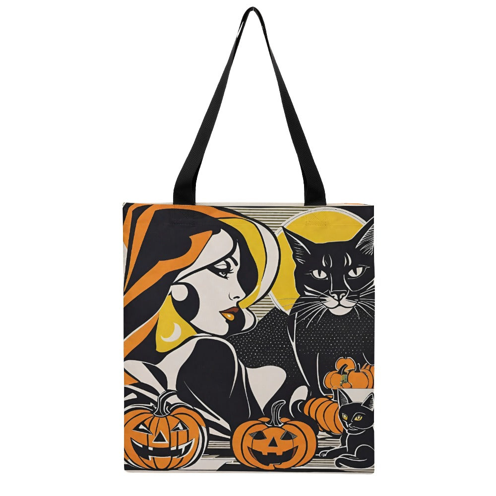 Halloween Vamp Paper Shopping Tote