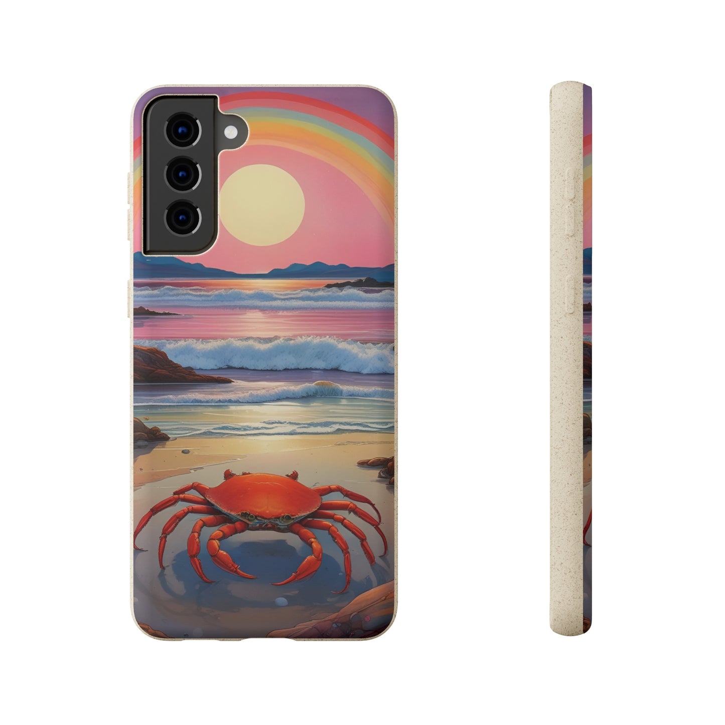 Cancerian Sunset EcoElegance Biodegradable Phone Case 🌿