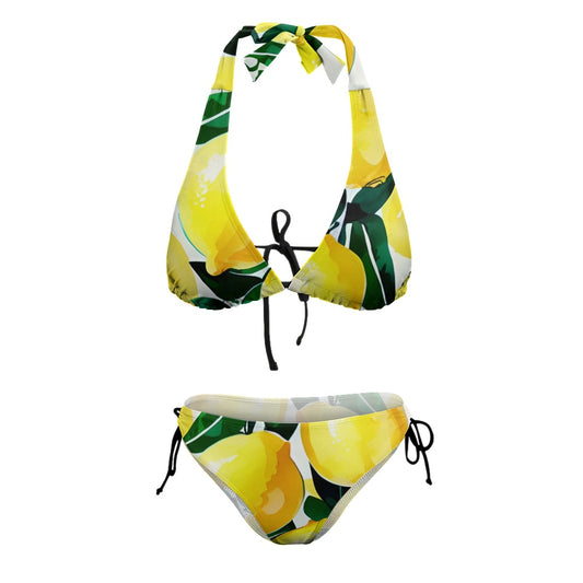 Lemons Halter Bikini