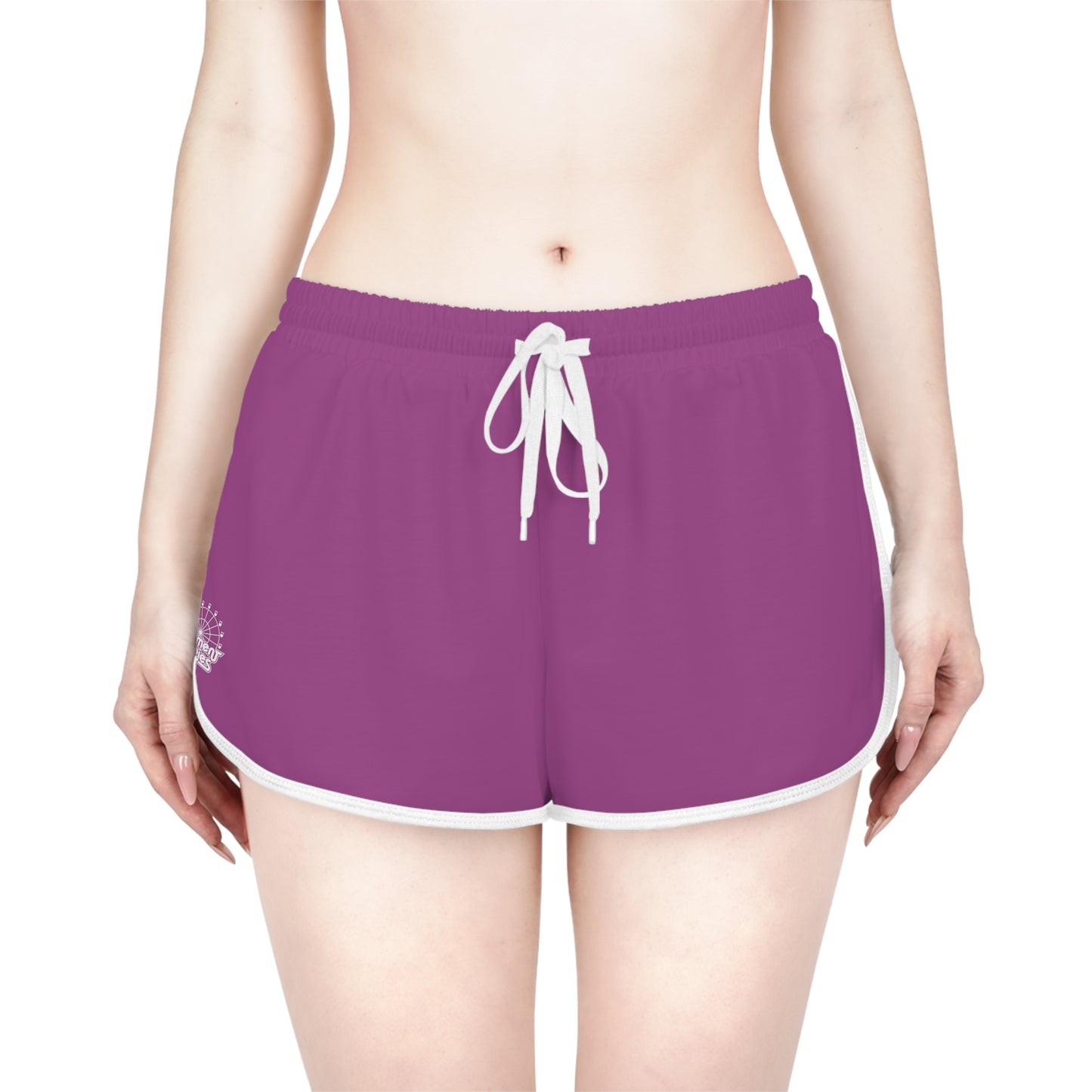 Berry Cream Retro Women's Gym Shorts