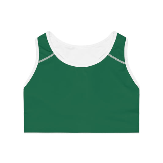 Peacock Green Classic Sports Bra 🇺🇸