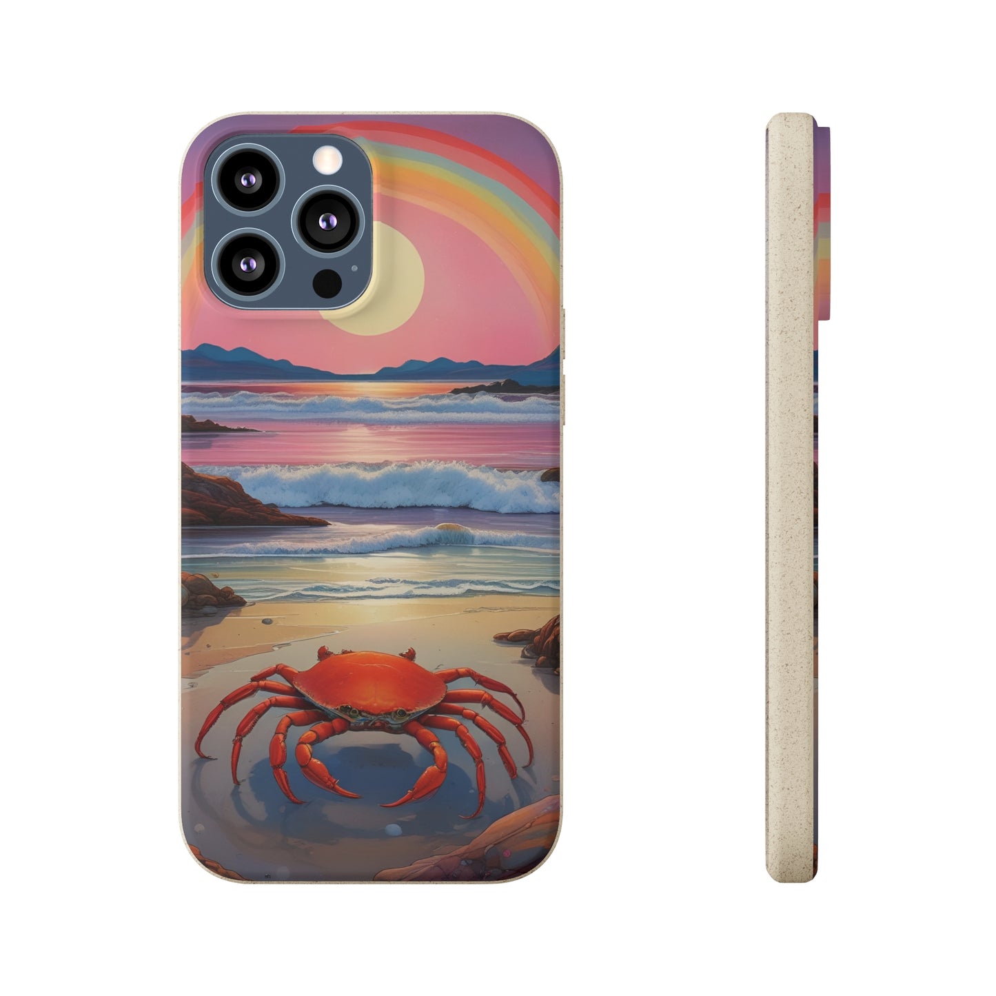 Cancerian Sunset EcoElegance Biodegradable Phone Case 🌿