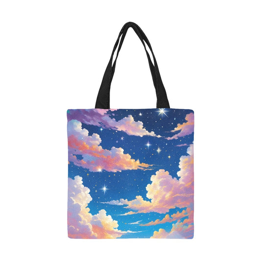 Dreamy Sky Small Canvas Tote 🏕