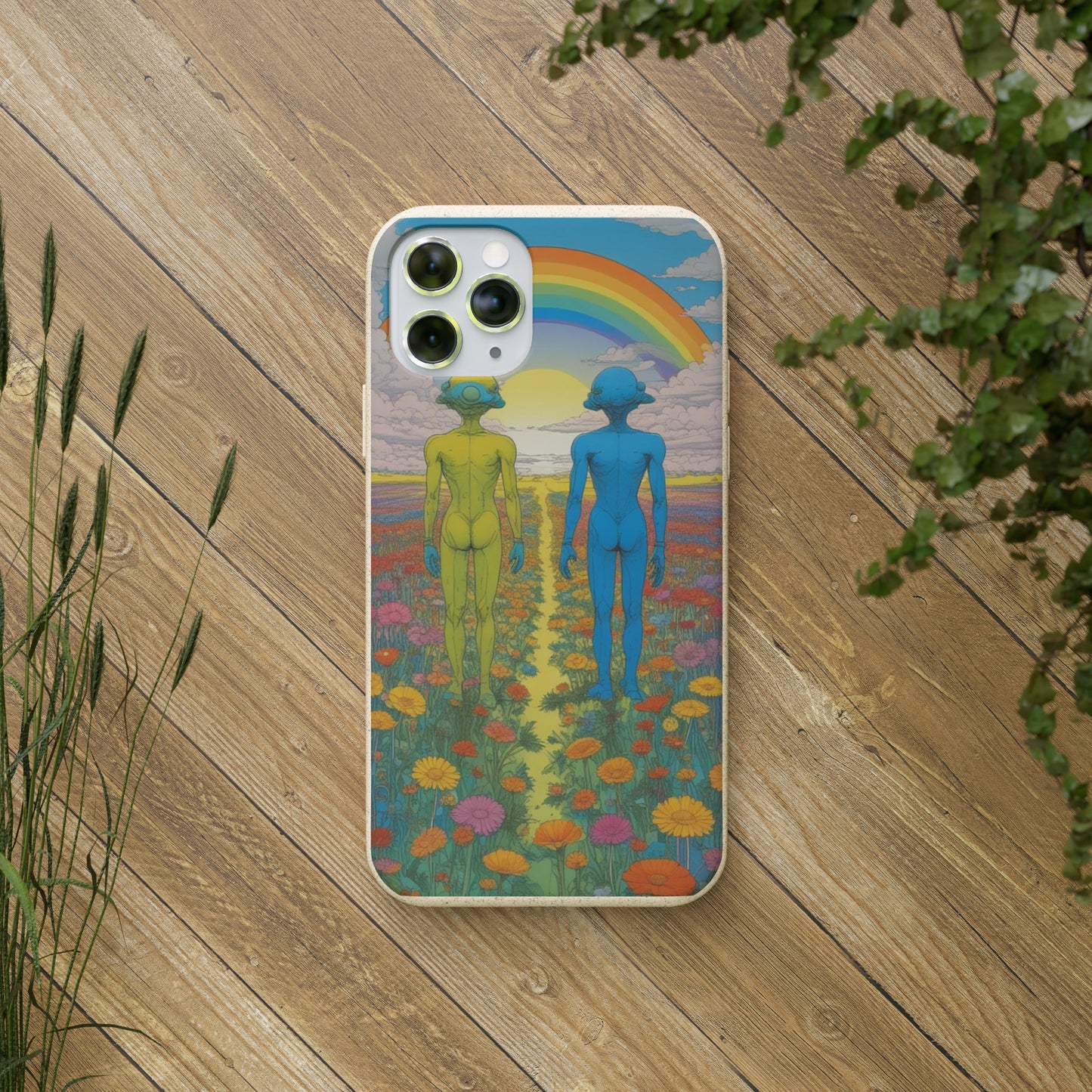 Gemini Spring V EcoElegance Biodegradable Phone Case 🌿