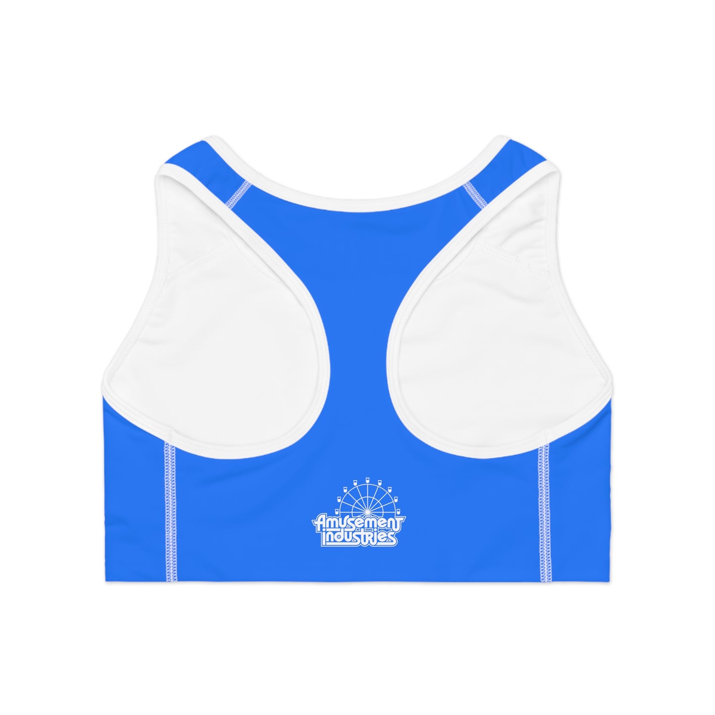 Blue Classic Sports Bra 🇺🇸