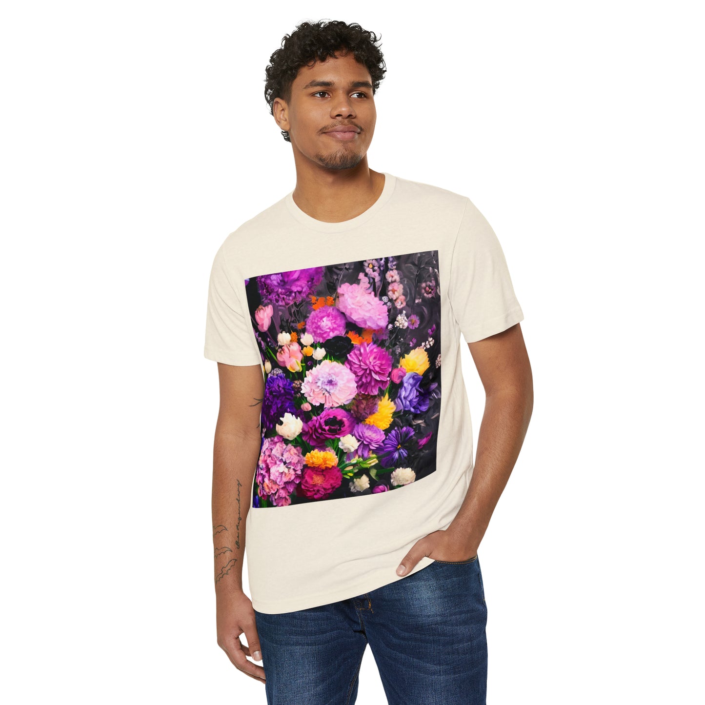 Deep Bouquet Unisex EcoChic T-Shirt ♻️