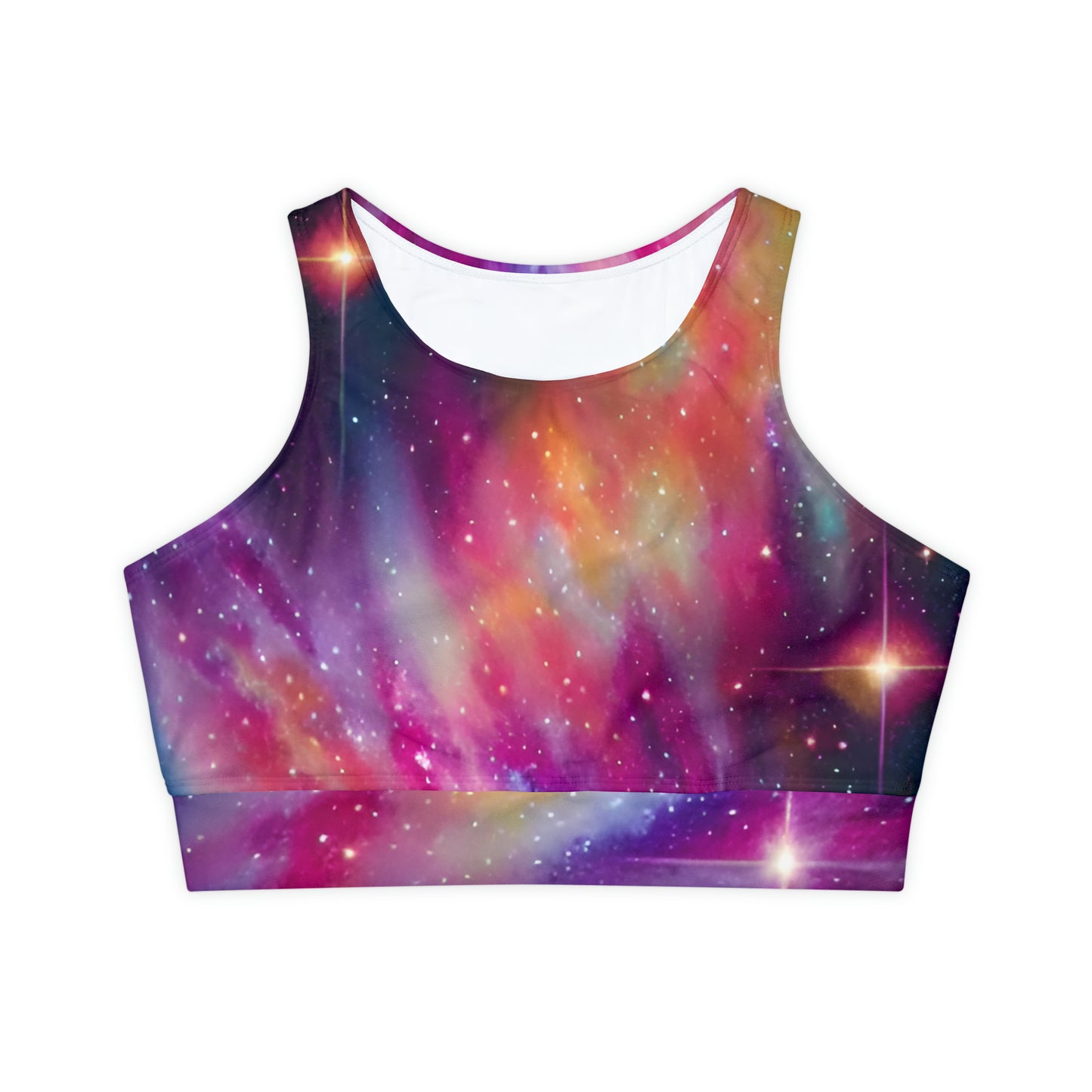 Galaxy Angel Crewneck Sports Bra 🇺🇸