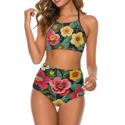 Big Flowers Surf's Up Bikini