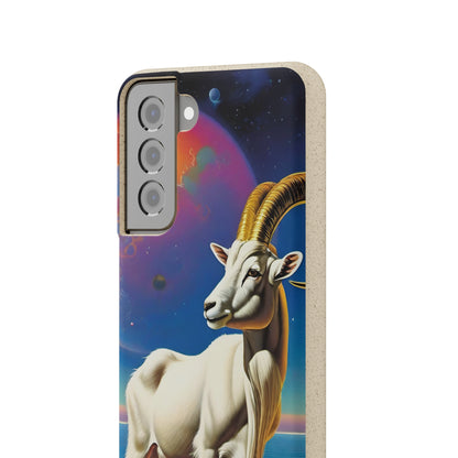 Goat of Mountain and Sea Eco Elegance Biodegradable Cases 🌱