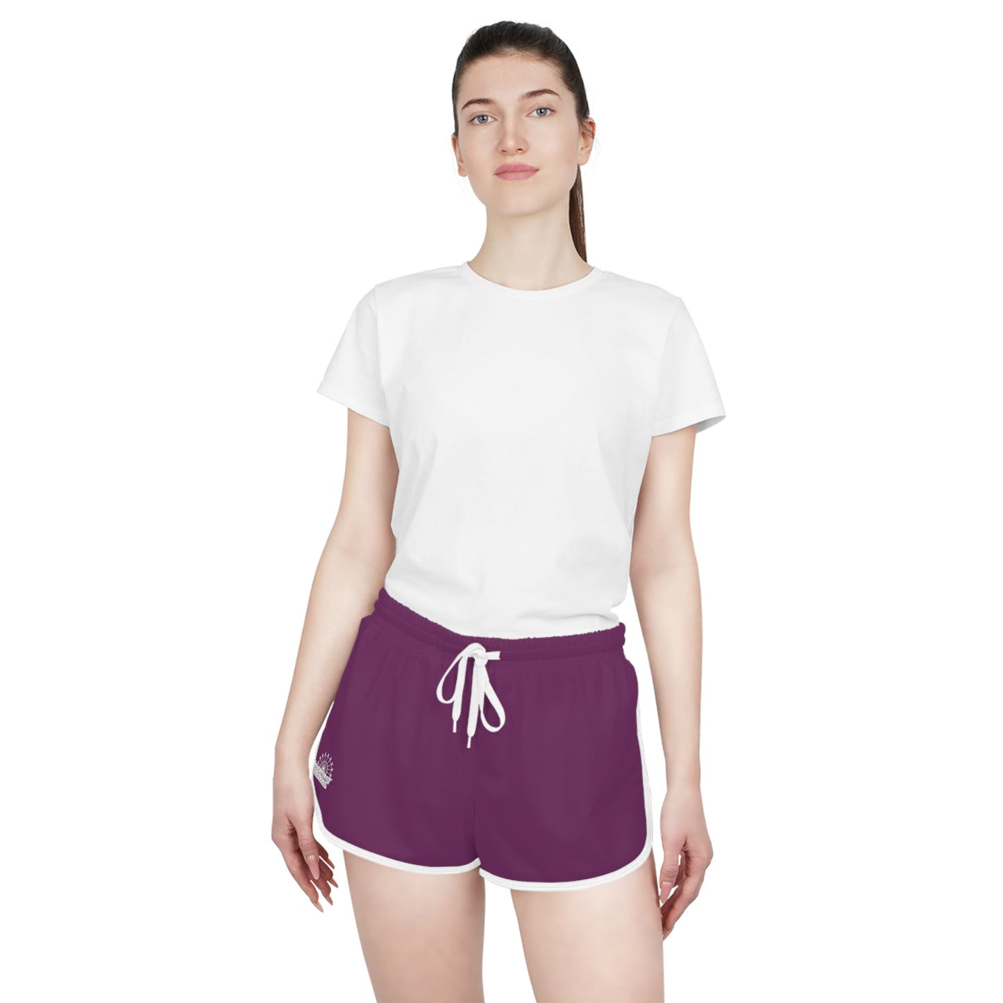 Dark Violet Women's Gym Shorts