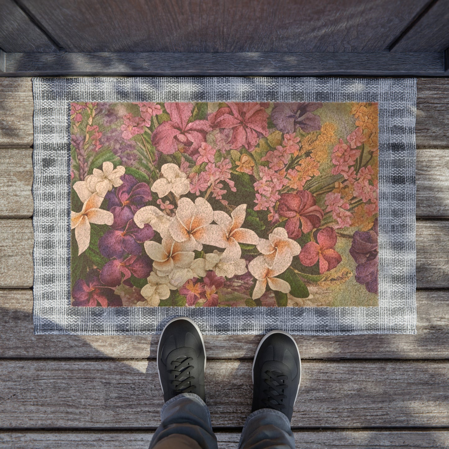 Spring Bouquet Coir Doormat 🌱🇺🇸