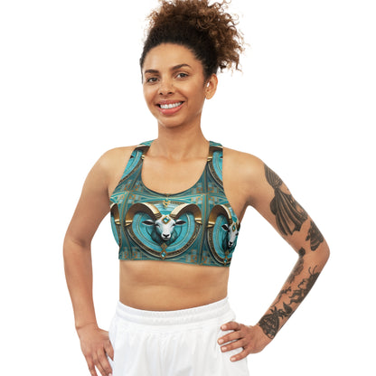 Aquamarine Aries  Softflex Sports Bra 🇺🇸