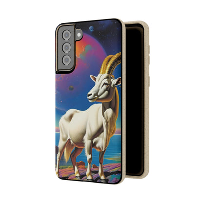 Goat of Mountain and Sea Eco Elegance Biodegradable Cases 🌱