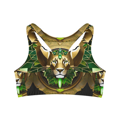 Peridot Lion Softflex Sports Bra 🇺🇸