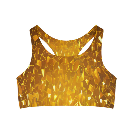 Golden Mirrors SoftFlex Sports Bra 🇺🇸