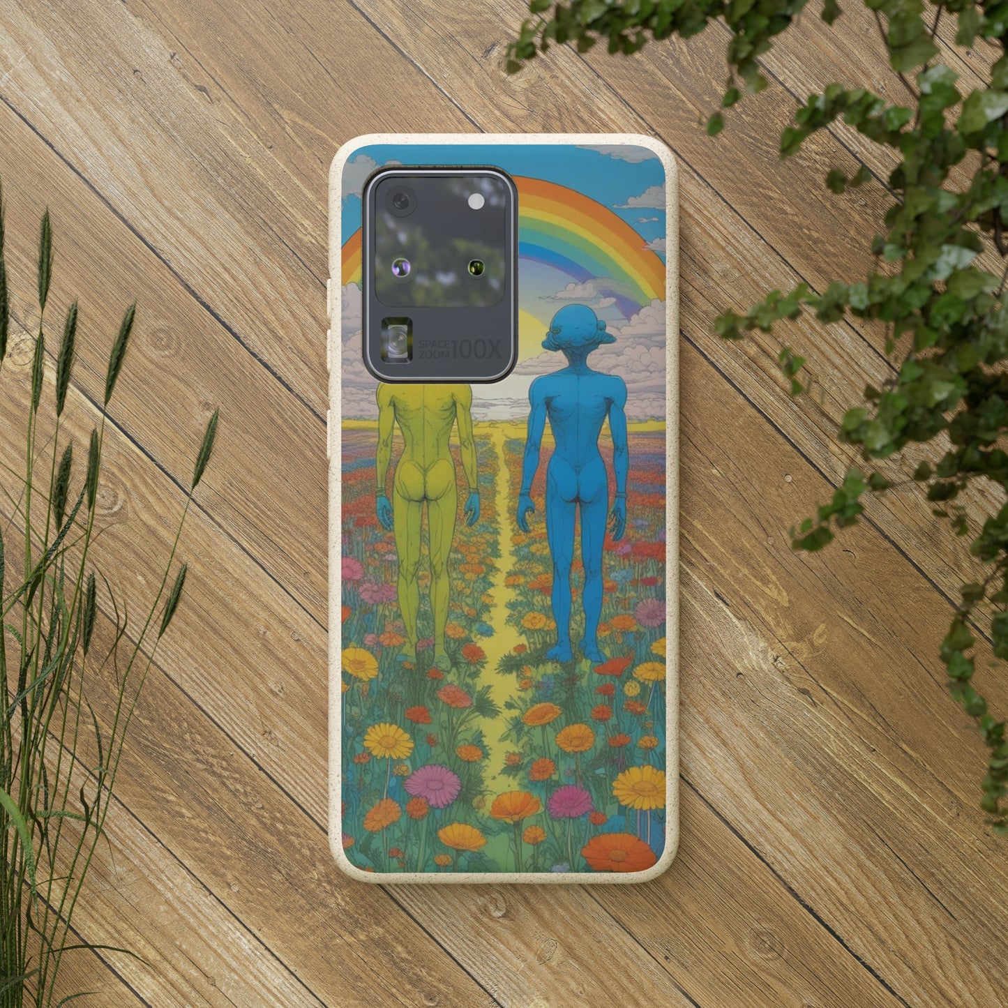 Gemini Spring V EcoElegance Biodegradable Phone Case 🌿