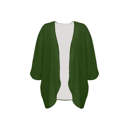 Solid Colors Chiffon Cardigan