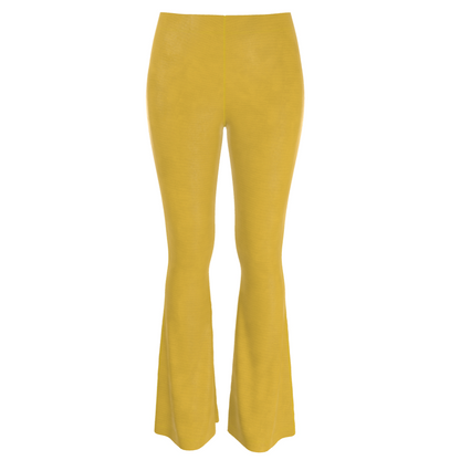 Honey Gold Lux Velour Flares