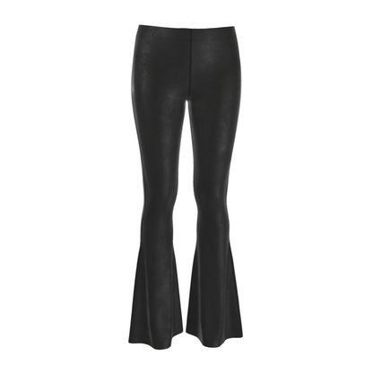 Black Lux Velour Flares