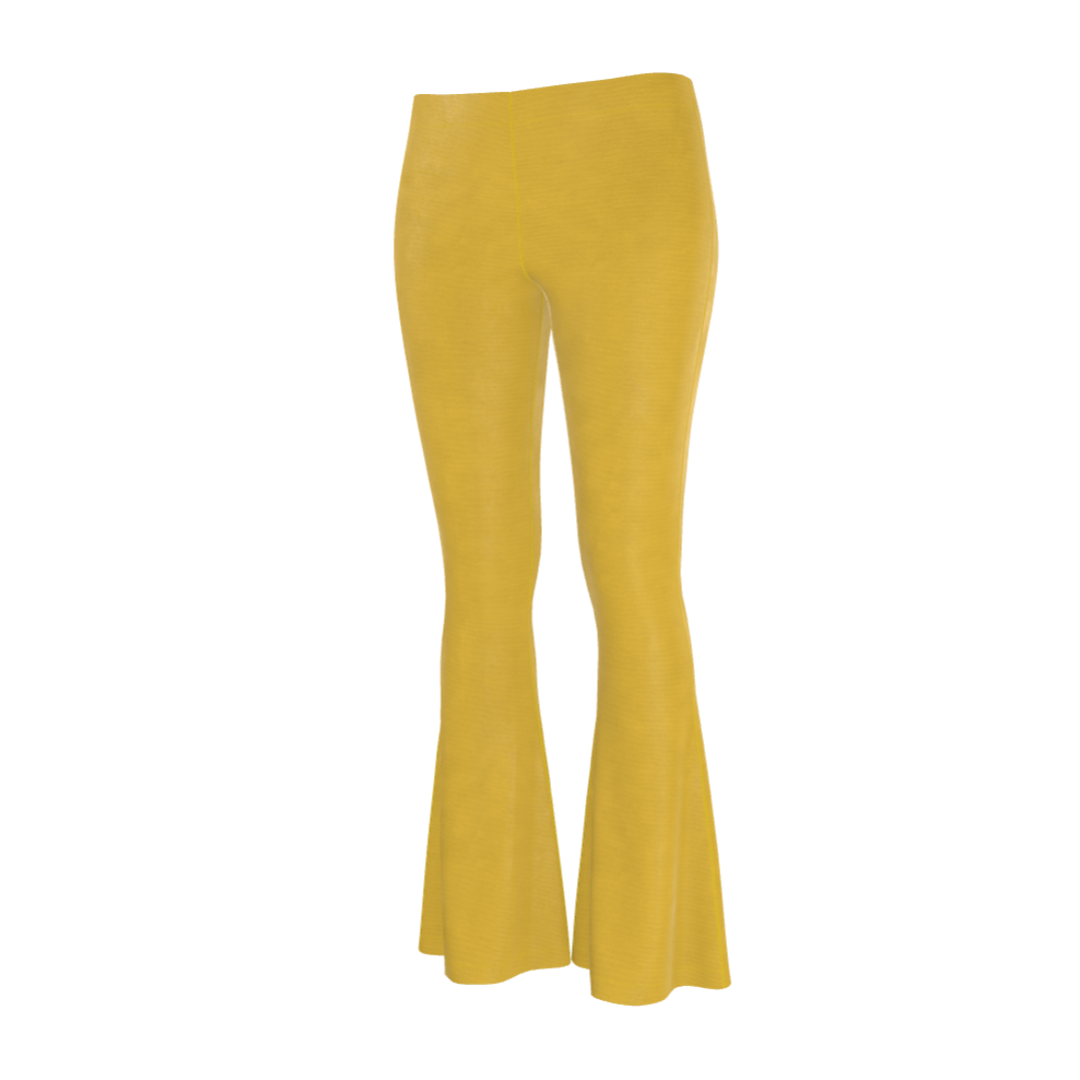 Honey Gold Lux Velour Flares