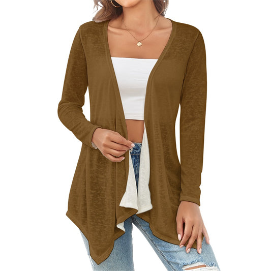 Solid Colors Knitted Cardigan