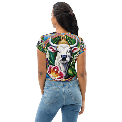 Taurus of the Valley Crop Tee