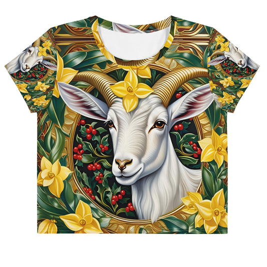 Solstice Goat Crop Tee