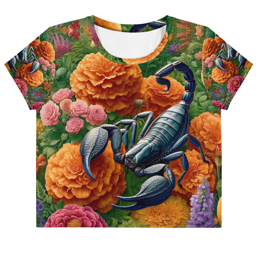 Marigold Scorpion Crop Tee