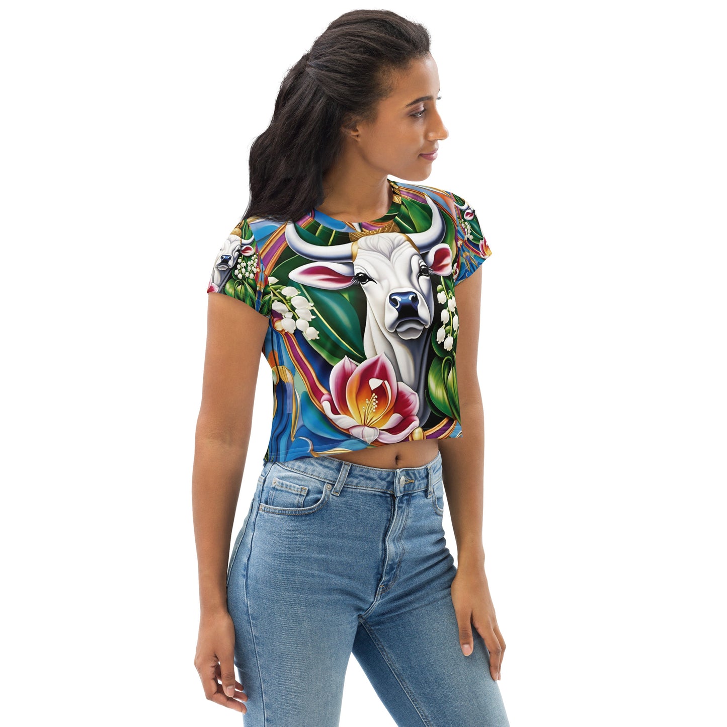 Taurus of the Valley Crop Tee