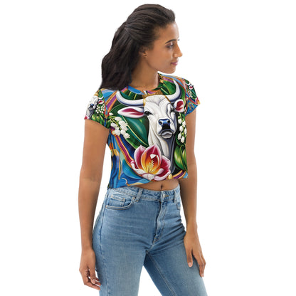 Taurus of the Valley Crop Tee