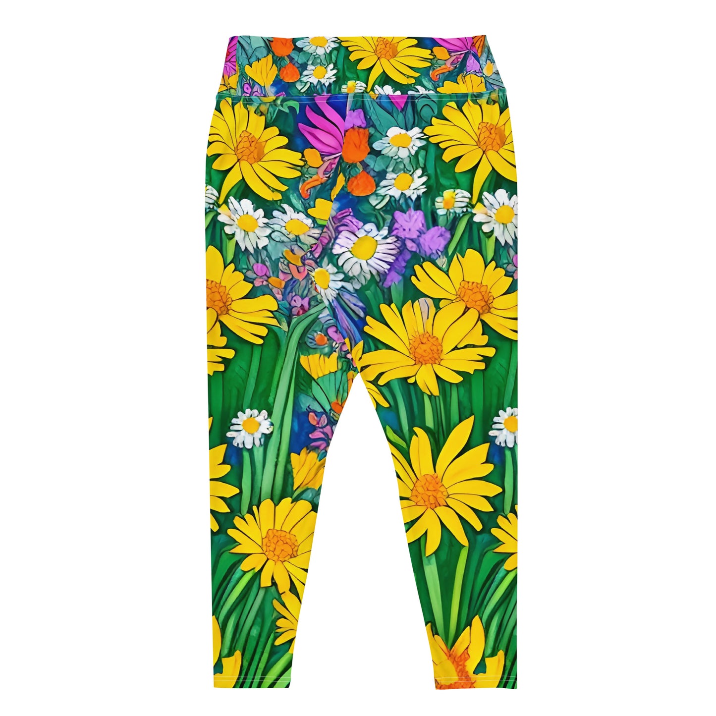 Daisy Bouquet Plus Size Leggings