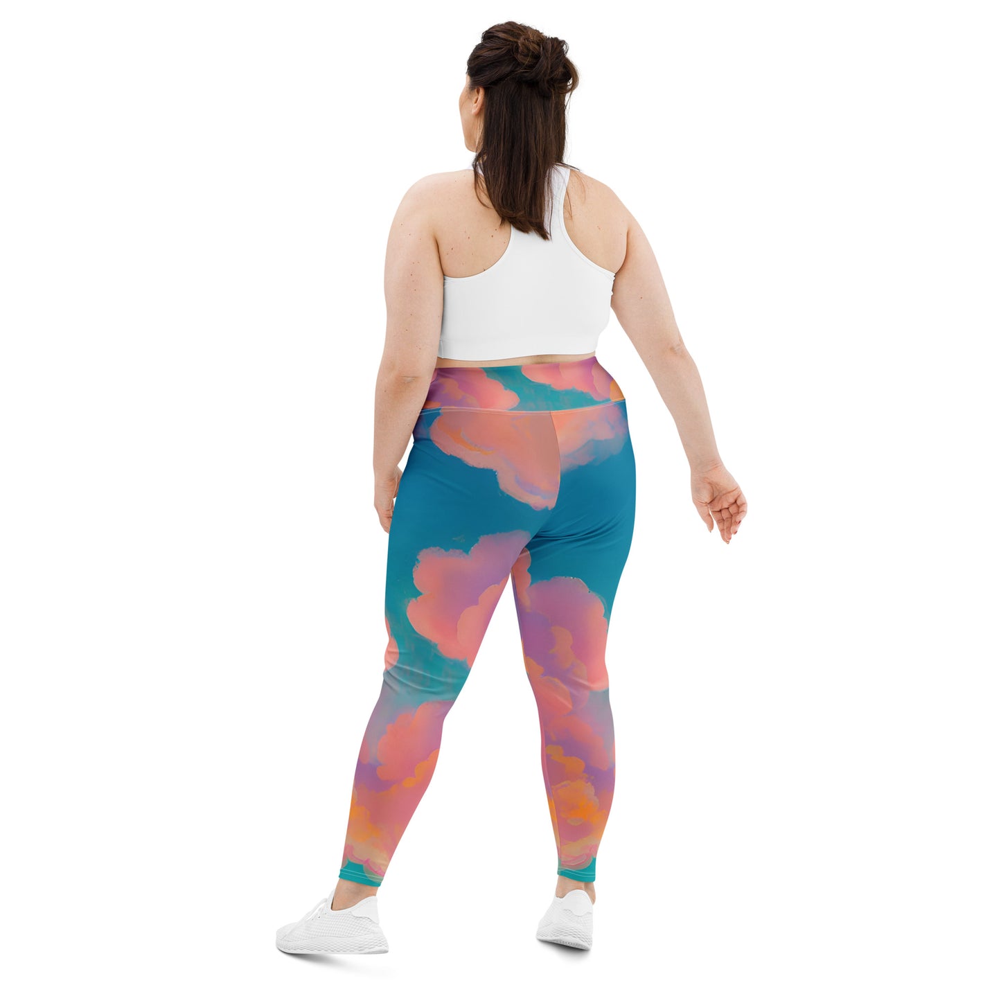 Roseate Sunset Plus Size Leggings