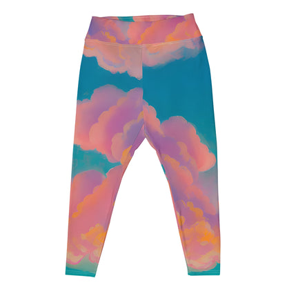 Roseate Sunset Plus Size Leggings