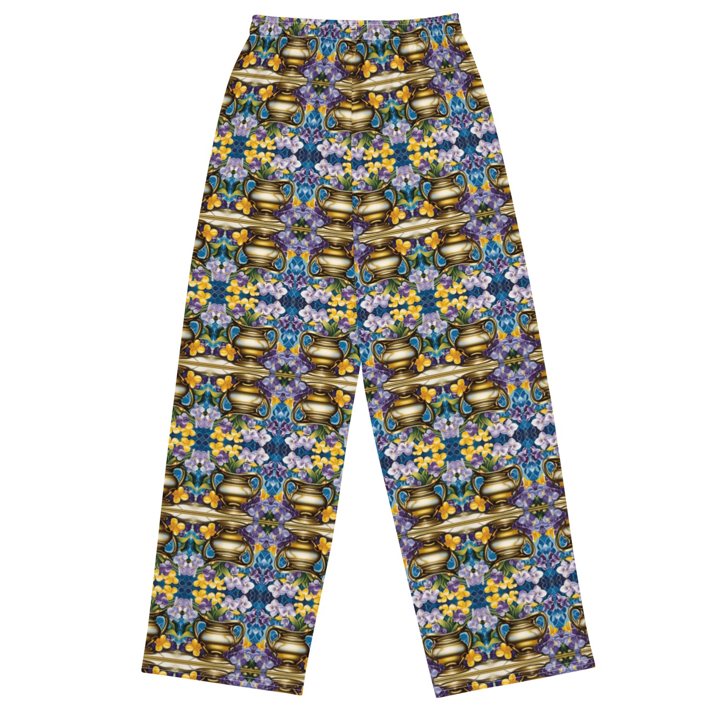 Aquarian Violets wide-leg pants