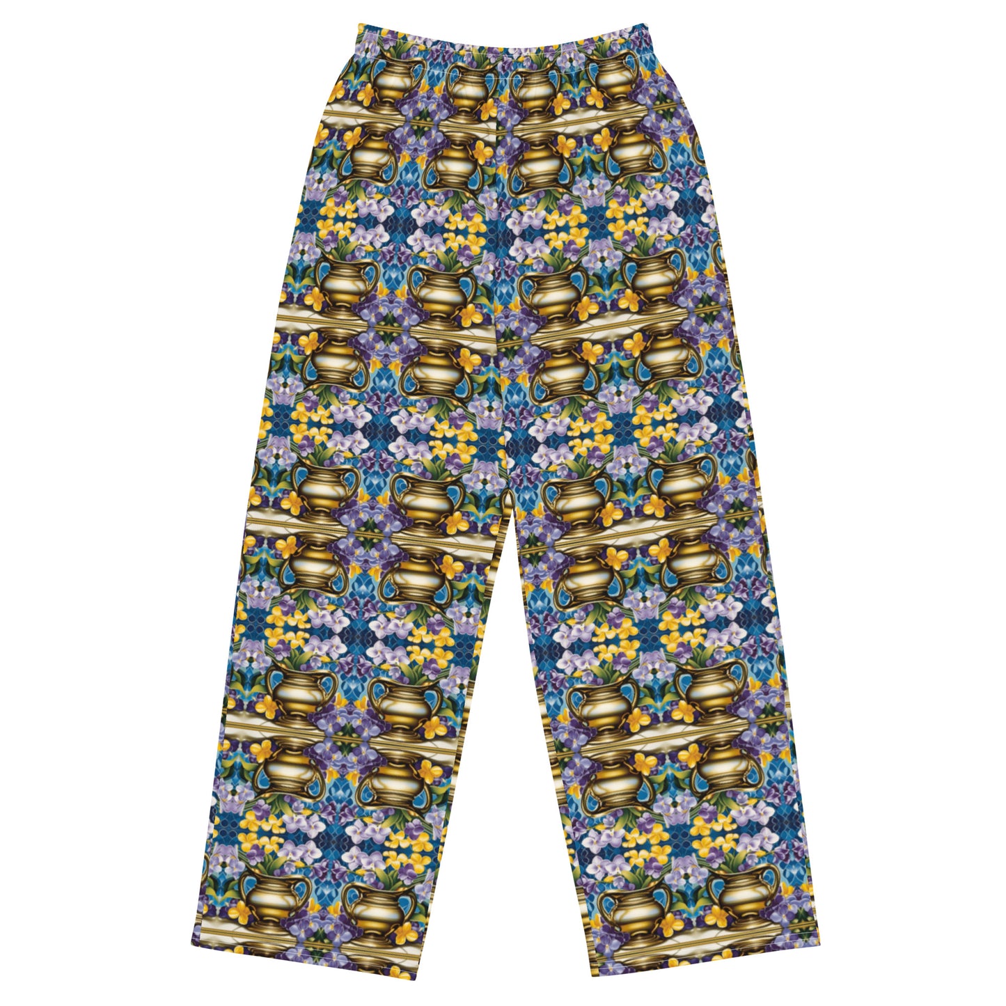 Aquarian Violets wide-leg pants