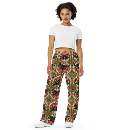 Chrysanthemum Scorpion Wide-leg pants