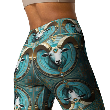 Aquamarine Aries Yoga Bliss Leggings