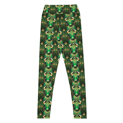 Emerald Bull of May Yoga Bliss Leggings