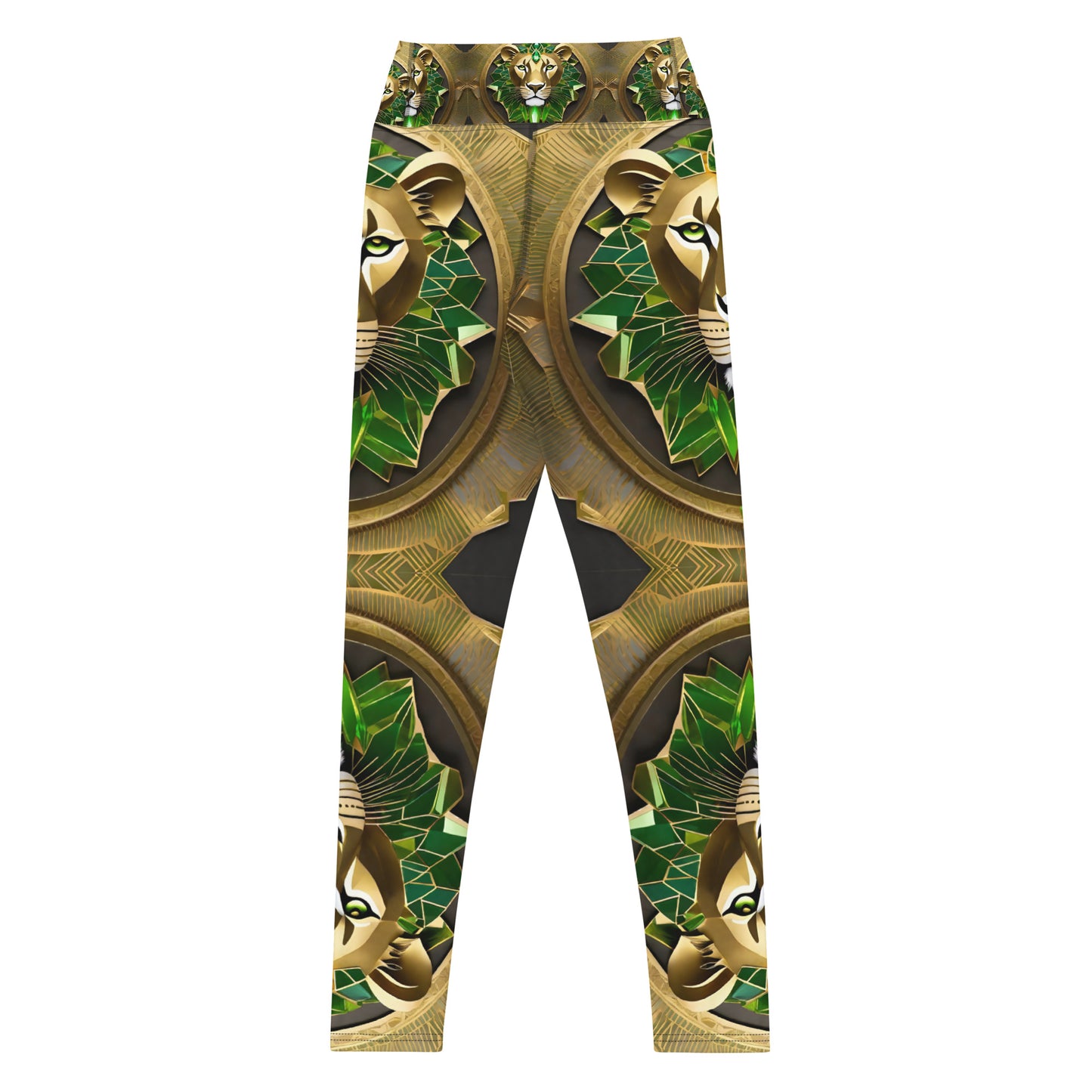 Peridot Lion Yoga Bliss Leggings