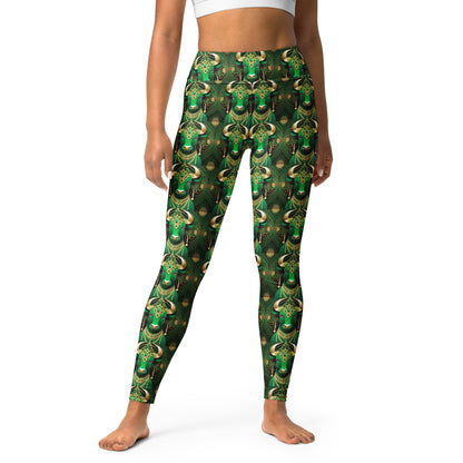 Emerald Bull of May Yoga Bliss Leggings