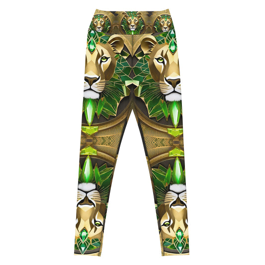 Peridot Lion Yoga Bliss Leggings