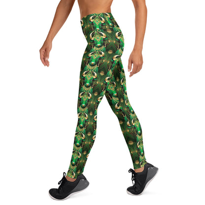 Emerald Bull of May Yoga Bliss Leggings