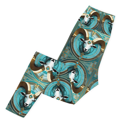 Aquamarine Aries Yoga Bliss Leggings