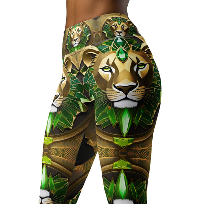 Peridot Lion Yoga Bliss Leggings