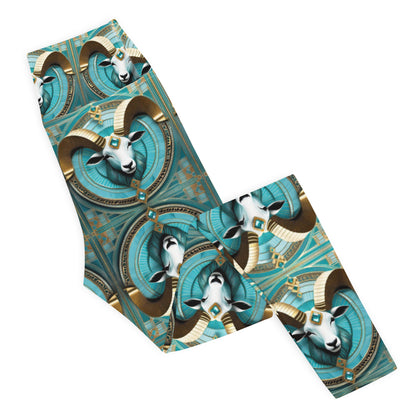 Aquamarine Aries Yoga Bliss Leggings