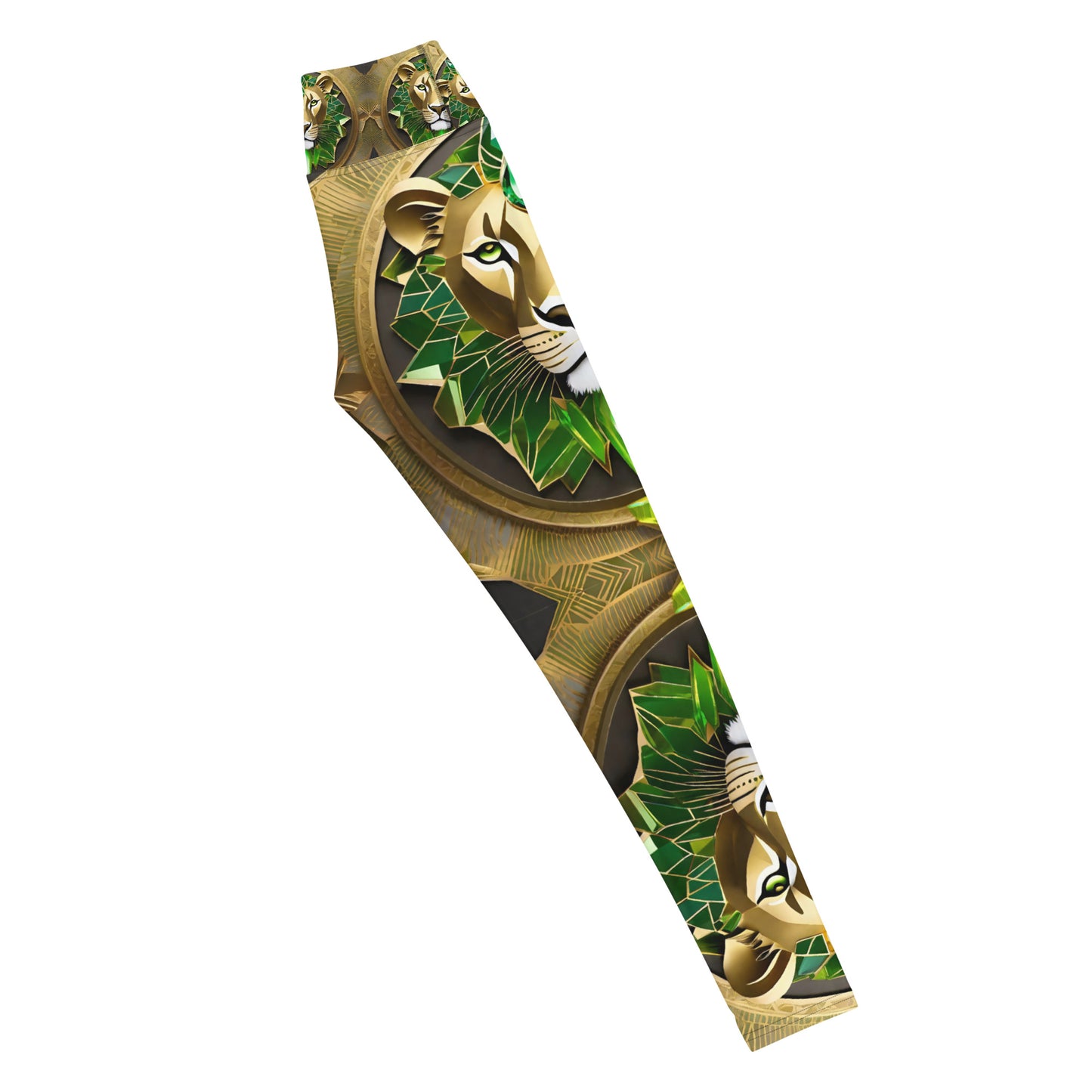 Peridot Lion Yoga Bliss Leggings