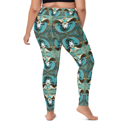 Aquamarine Aries Yoga Bliss Leggings