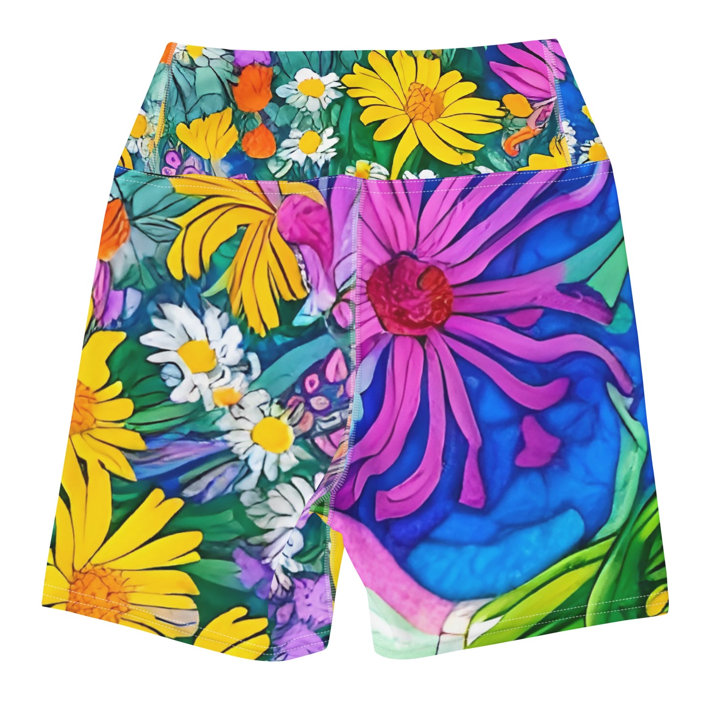 Daisy Bouquet Yoga Shorts