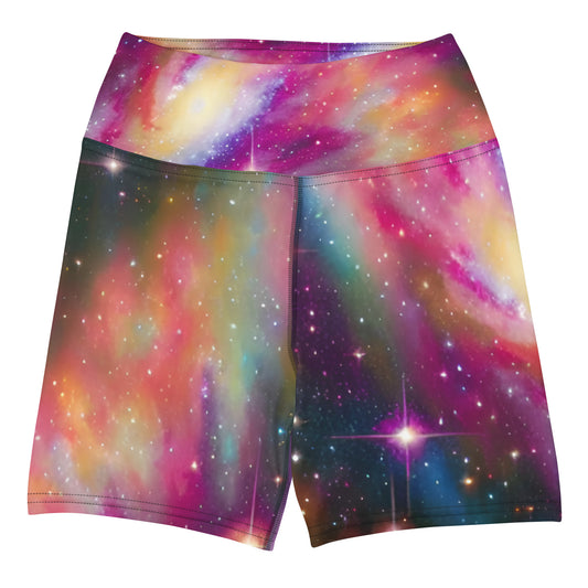 Galaxy Angel Yoga Shorts